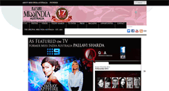 Desktop Screenshot of missindia.com.au